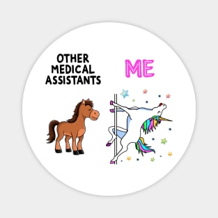 Medical Assistant Funny Unicorn Magnet